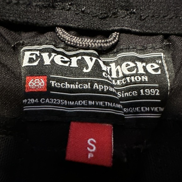 686 Everywhere Pant Slim Fit Mens 29x30‎ Black Drawstring Nylon Hiking Technical - Picture 3 of 10